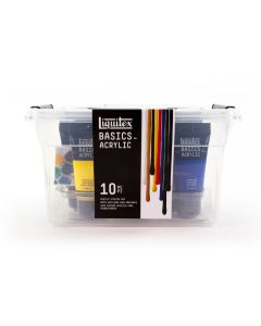 Liquitex Basics Acrylic Starter Box 10pc Set