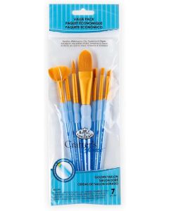 Royal & Langnickel Crafter's Choice Oval Variety Brush Set 7pc