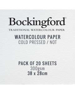 Bockingford 300gsm CP Watercolour Painting Paper 28 x 38 cm I Art Supplies