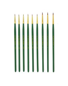 Fine Detail Paint Brush Set of 9 (10/0, 5/0 and 0)