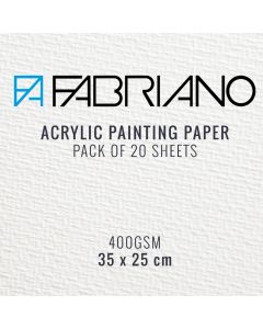 Fabriano Acrylic Painting Paper 380gsm 35 x 25 cm (20 Sheets)