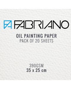 Fabriano Oil Painting Paper 390gsm 35 x 25 cm (20 Sheets)