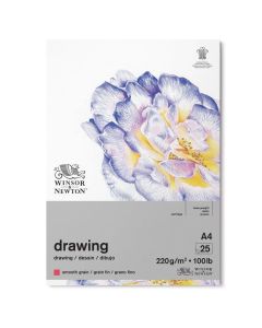 Winsor & Newton Heavy Weight Drawing Pad - 220gsm - Smooth Grain - A4