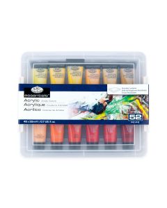 Royal & Langnickel Acrylic Paint Set 48 x 22ml in Reusable Case