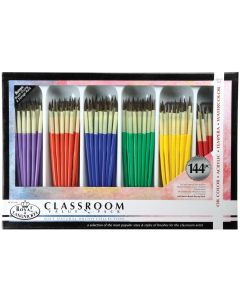 Royal & Langnickel Classroom Value Pack Soft Natural Brush Collection 