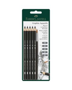 Faber-Castell Graphite Aquarelle Pencil Set 6pc
