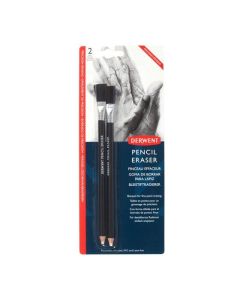 Derwent Pencil Eraser with Brush 2 Pack