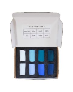 Unison Colour Soft Pastels Blue Half Stick Mini 8 Set