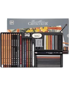 Cretacolor Ultimo 36pc Drawing Selection Tin Set