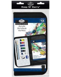 Royal & Langnickel Essentials Keep n Carry Acrylic Zip Case Set