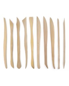Royal & Langnickel Potter's Select Wooden Sculpting Tools Set of 10