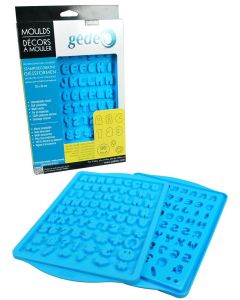 Pebeo Gedeo SIlicone Alphabet, Number & Special Characters Mould 20 x 30cm