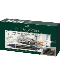 Faber-Castell Albrecht Durer Watercolour Markers Grey Tones Set 5pc