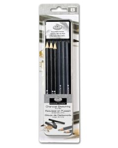 Royal & Langnickel Charcoal Sketching Pencils Mini Tin Set