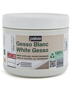 Pebeo Studio GREEN White Gesso Primers