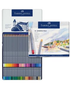Faber-Castell Goldfaber Aqua Watercolour Pencil Tin 48pc