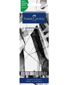 Faber-Castell Goldfaber Aqua Dual Marker Shades of Grey Set 6pc