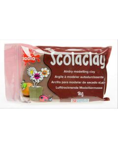 Scola Air Hardening Clay Terracotta 1kg