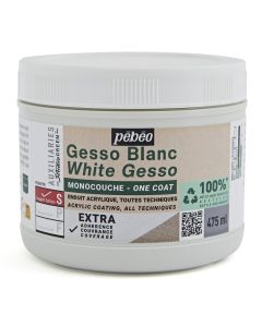 Pebeo Studio GREEN White Gesso One Coat Primers