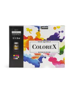 Pebeo Colorex Watercolour Ink Essentials Set 12 x 20ml