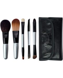 Royal & Langnickel Travel Essentials Make-Up Brush Set 5pc, Silver