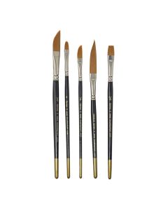 Brushes4Art Floral Painters Speciality Watercolour Brush Set 5pc