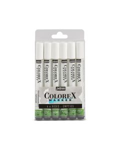 Pebeo Colorex Empty Markers Set of 6