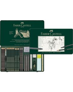 Faber-Castell Pitt Graphite Pencil Tin 26pc