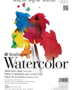 Strathmore 200 Series Watercolour Pad 9 x 12"