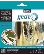 Pebeo Gedeo Mirror Effect Leaves (Gold)