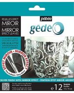 Pebeo Gedeo Mirror Effect Leaves (Silver)