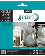 Pebeo Gedeo Silver Gilding Leaves Pack of 25
