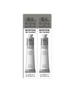 Winsor & Newton Winton Titanium White Oil Paint 200ml (Pack of 2)