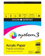 Daler Rowney System 3 Acrylic Pad - A4