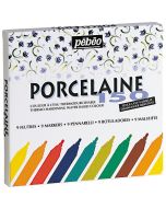 Pebeo Porcelaine 150 Marker Set of 9 Colours (1.2 Nib)