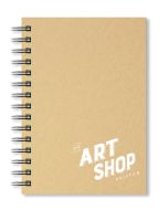 The Art Shop Skipton Kraft Cover Sketchbook A5 (Portrait)