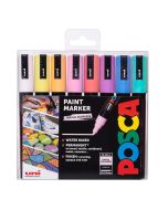 Uni POSCA Markers PC-5M Set of 8 Pastel Colours
