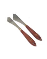 Wooden Handled Palette Knife Set of 2