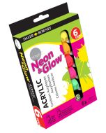 Daler Rowney Simply Neon & Glow Acrylic Set 6 x 12ml
