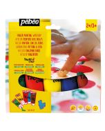 Pebeo TactilColor Finger Painting Workshop Set 5 x 80ml
