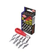 Essdee Lino Cutters & Handle Set of 10