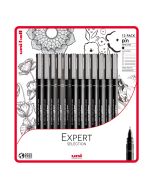Uni-Ball Pin Expert Selection Fine Line Pen Set of 12