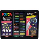 POSCA Paint Markers Groovy Colours Collection Tin Set 20pc