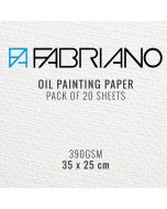 Fabriano Oil Painting Paper 390gsm 35 x 25 cm (20 Sheets)