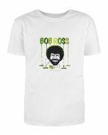 Bob Ross Paint Drip Design Official Cotton T-Shirts