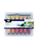 Royal & Langnickel Acrylic Paint Set 48 x 22ml in Reusable Case