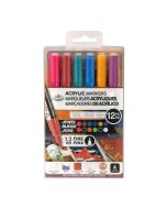 Royal & Langnickel 1.2mm Fine Tip Acrylic Markers Jewel Set 12pc