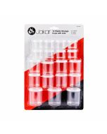Jakar Plastic Storage Cups with Lids 19pc