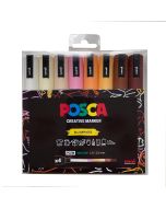 Uni POSCA Paint Markers PC-5M Set of 8 Neutral Colours
