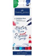 Faber-Castell Goldfaber Aqua Dual Marker Seaside Lettering Set 6pc